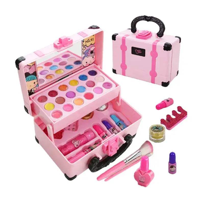 Kids Pretend Makeup Set Lipstick Eyeshadow Non Toxic - ToylandEU
