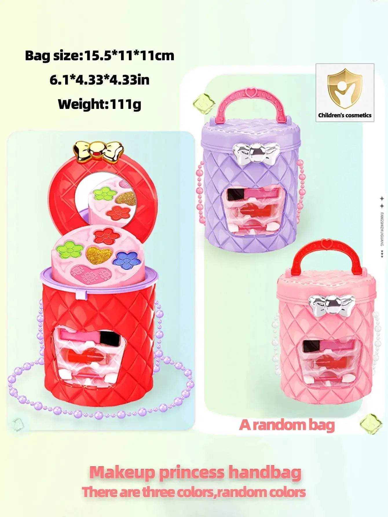 Kids Princess Makeup Kit Safe Non Toxic Gift Box Deluxe - ToylandEU