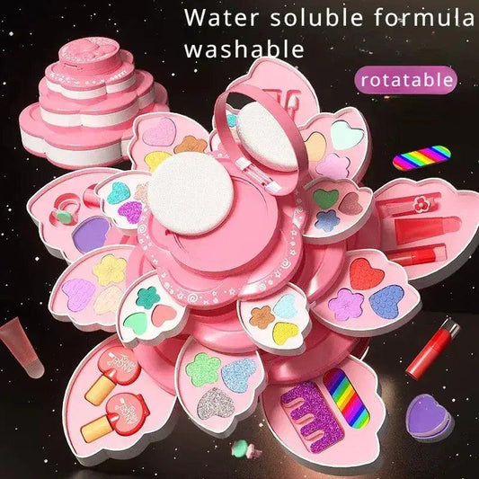  Kids Princess Makeup Set With Rotating Box For Creativity -  ToylandEU™