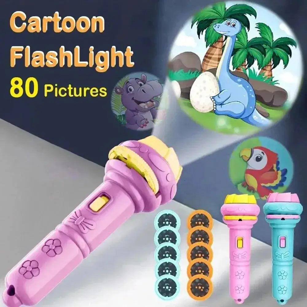  Kids Projection Cards Flashlight Projector Bedtime Gear -  ToylandEU™