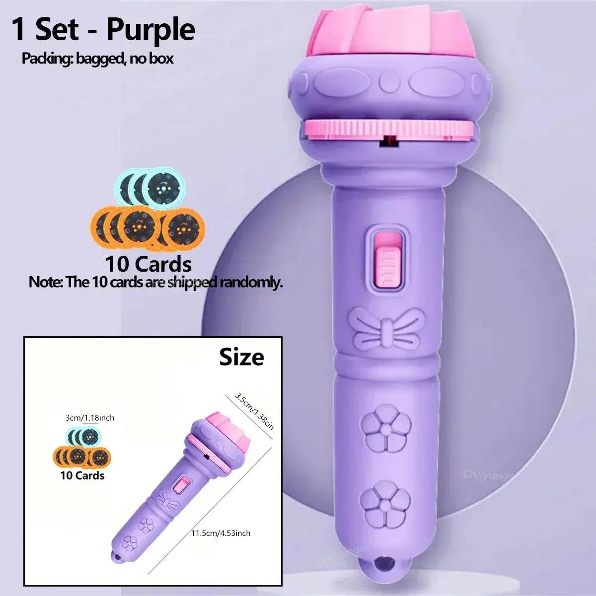  Kids Projector Flashlight Night Light Cartoon Images CE -  ToylandEU™