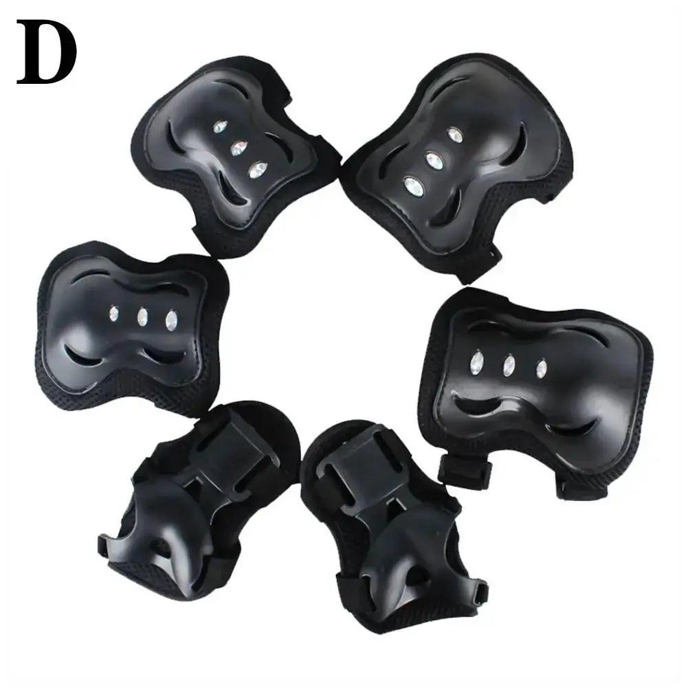  Kids Protective Gear 6pc Knee Elbow Pads Wrist Guards -  ToylandEU™