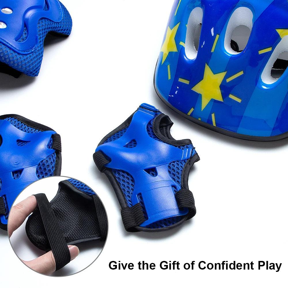 Kids Protective Gear Set | 7-Piece Adjustable Kit | Toylandeu™