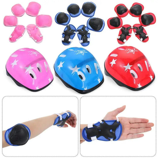  Kids Protective Gear Set Adjustable Helmet And Pads -  ToylandEU™