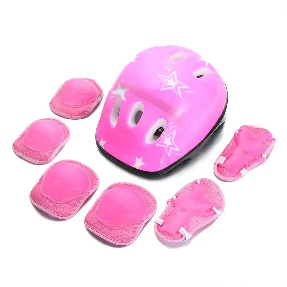 Kids Protective Gear Set For Cycling And Skating Adjustable Helmet - ToylandEU