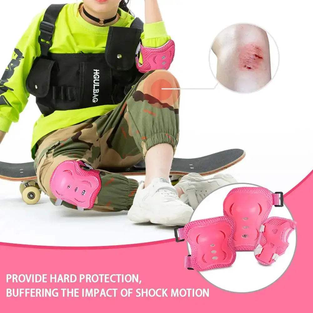 Kids Protective Gear Set Knee Elbow Pads And Wrist Guards - ToylandEU