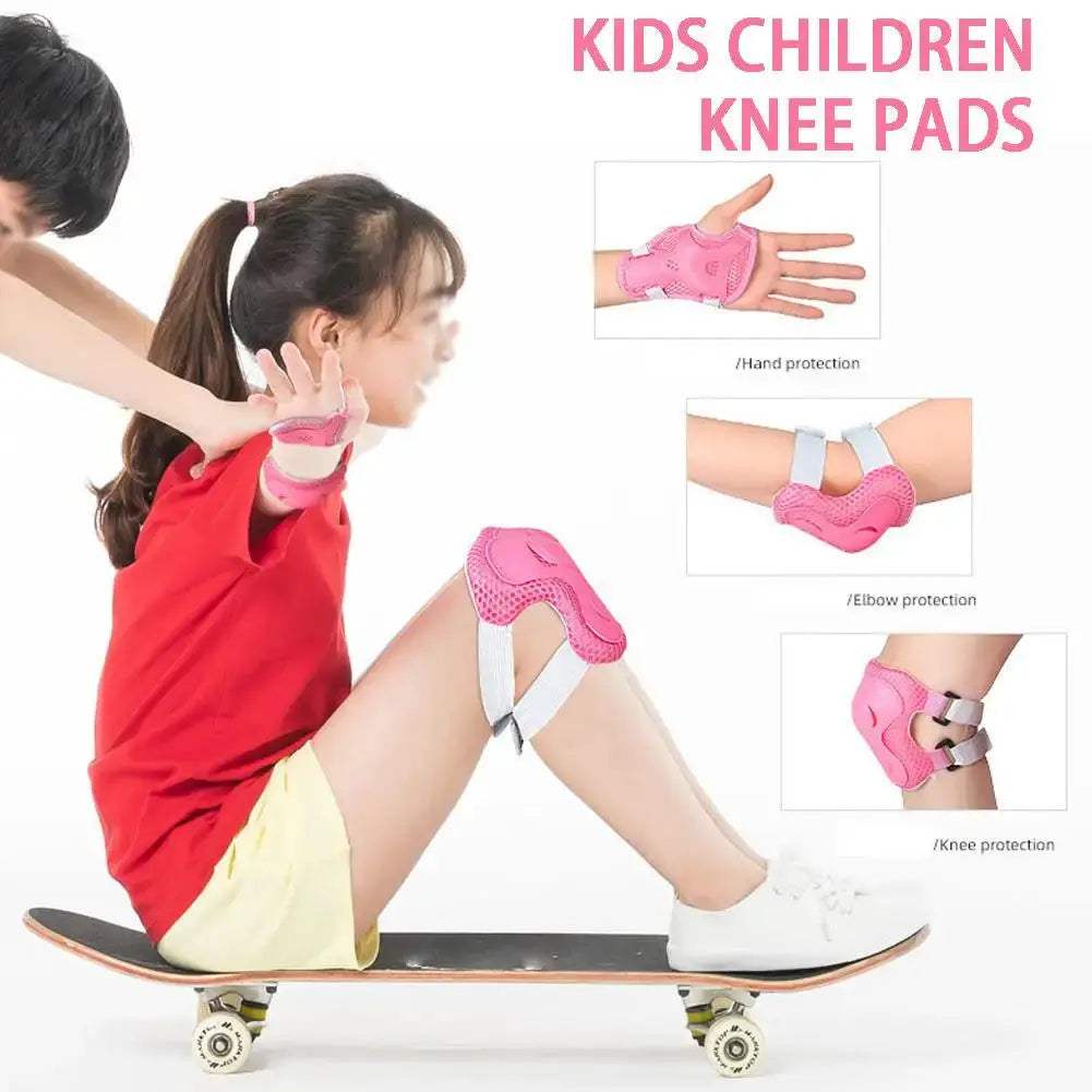 Kids Protective Gear Set Knee Elbow Pads And Wrist Guards - ToylandEU