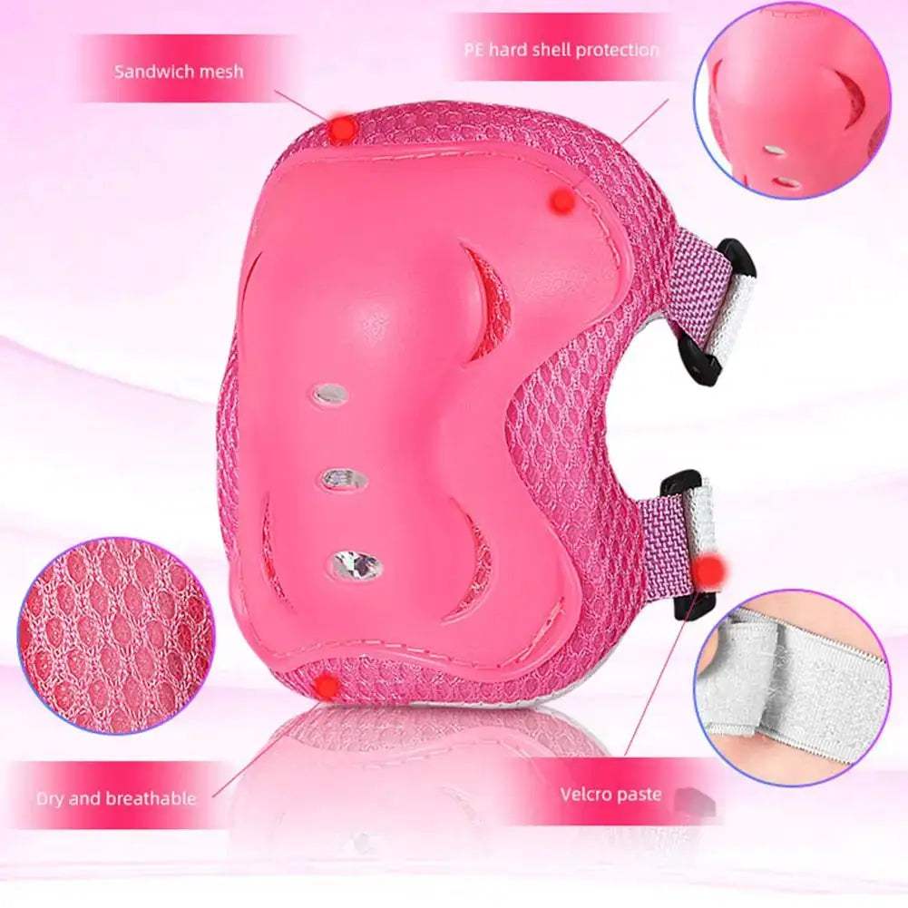 Kids Protective Gear Set Knee Elbow Pads And Wrist Guards - ToylandEU