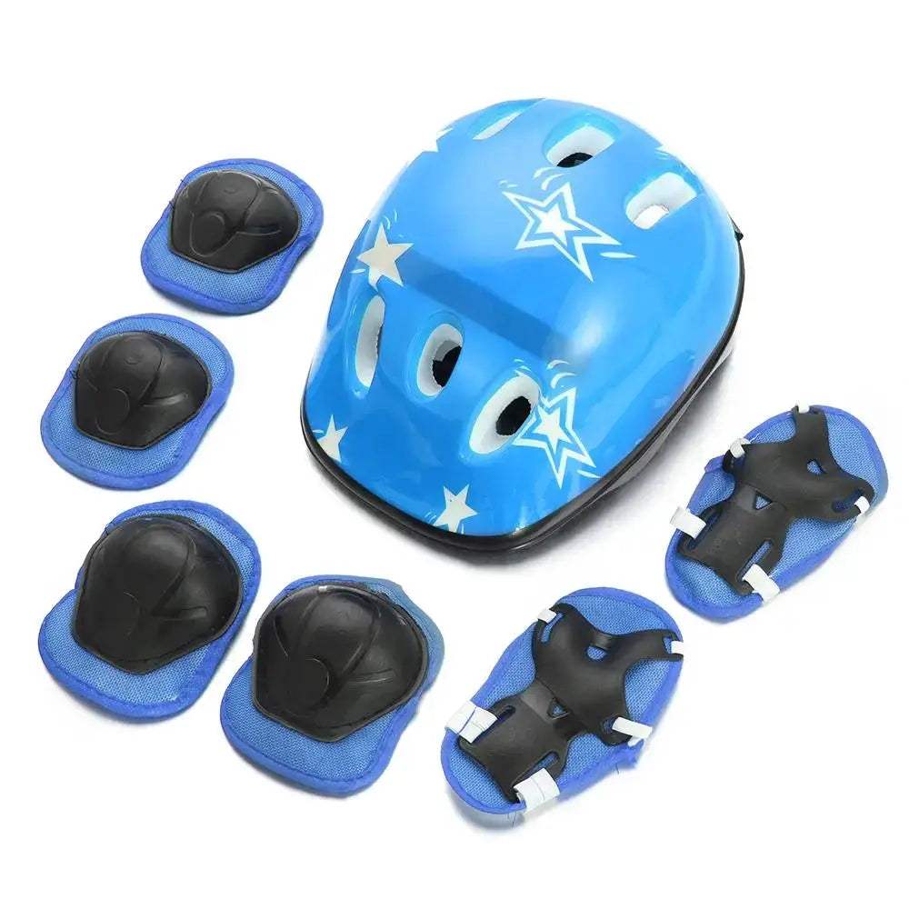 Kids Protective Gear Set With Adjustable Helmet And Pads - ToylandEU