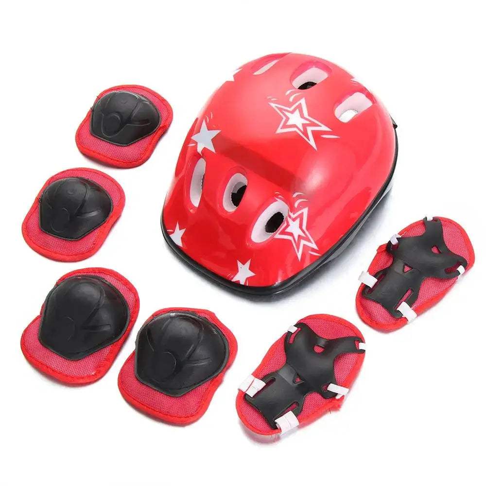 Kids Protective Gear Set With Adjustable Helmet And Pads - ToylandEU