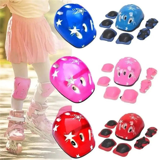  Kids Protective Gear Set for Cycling and Skating 7 Pcs -  ToylandEU™