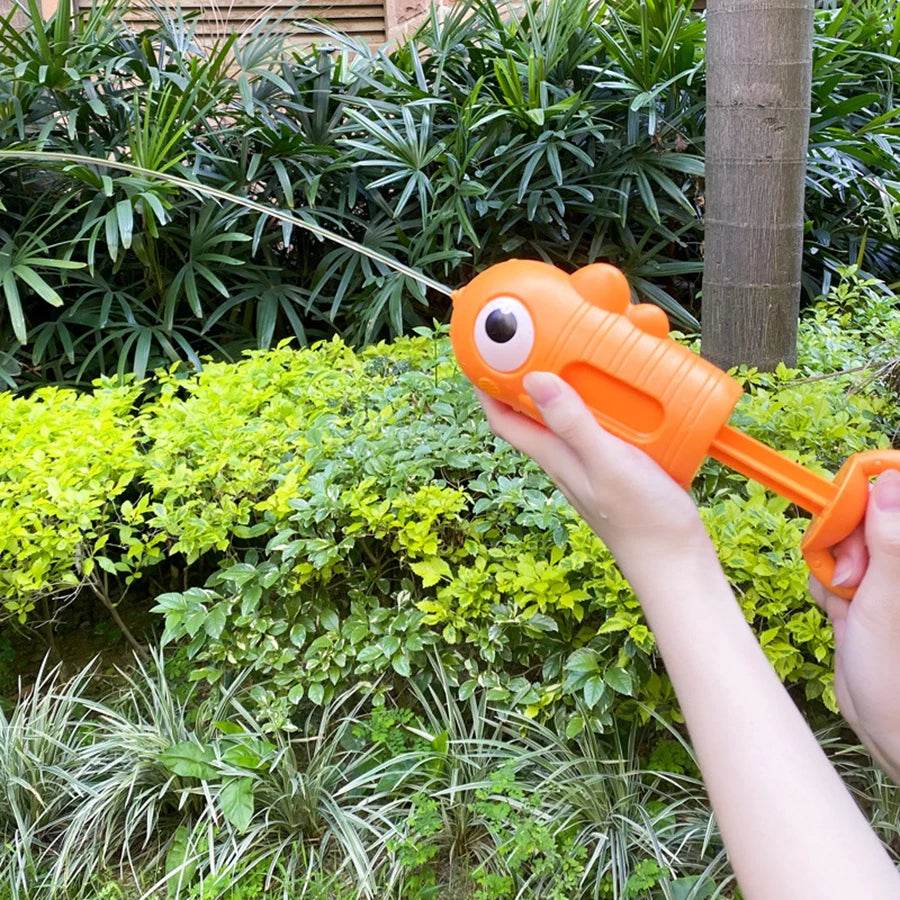 Kids Pull-Out Water Gun Toys Shark Cartoon Design Summer Fun - ToylandEU