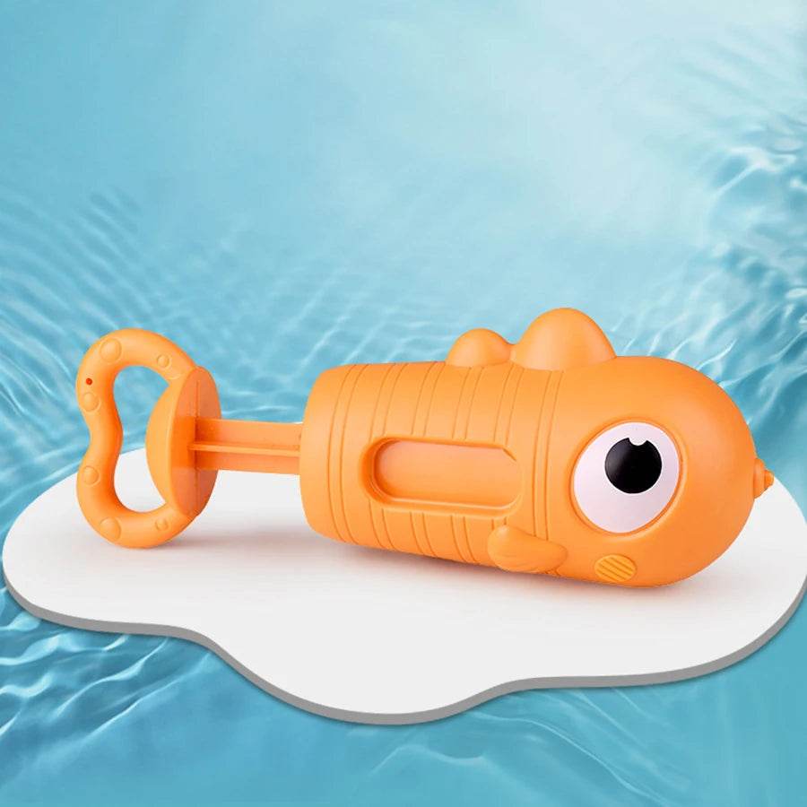 Kids Pull-Out Water Gun Toys Shark Cartoon Design Summer Fun - ToylandEU