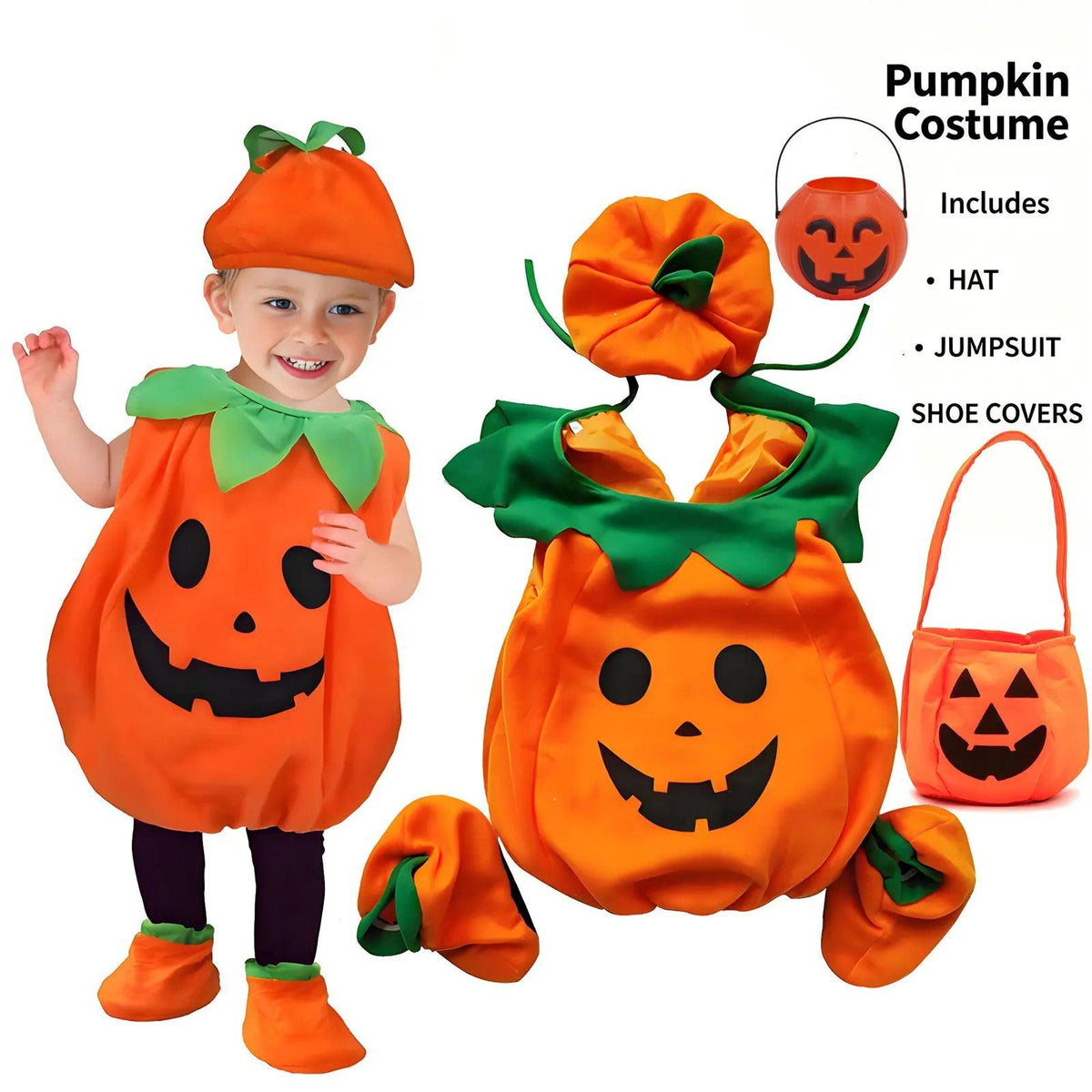 Kids Pumpkin Costume | Ages 4-6 | Toylandeu™
