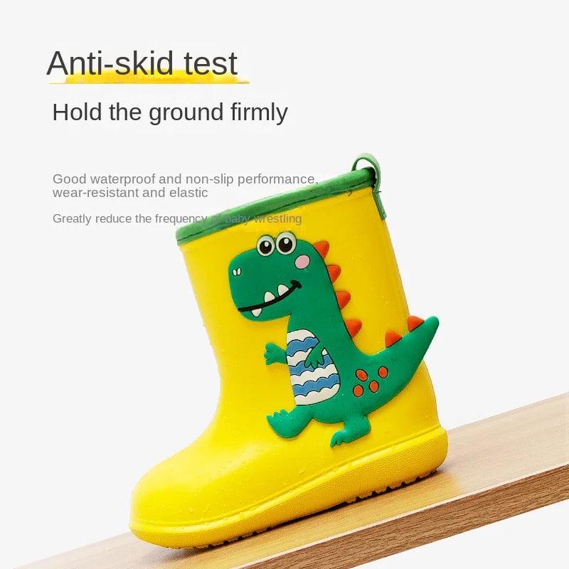Kids Rain Boots | Dinosaur Print EVA | Toylandeu