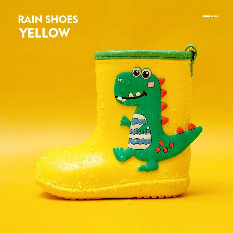 Kids Rain Boots | Dinosaur Print EVA | Toylandeu