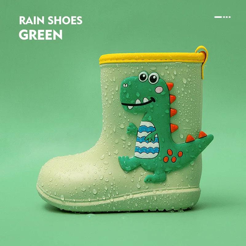 Kids Rain Boots | Dinosaur Print EVA | Toylandeu