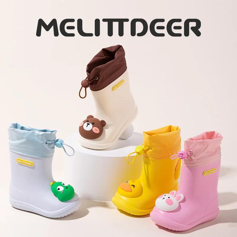 Kids Rain Boots For Toddlers Waterproof Lace-Up | Toylandeu