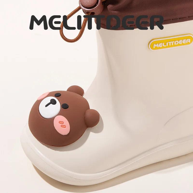Kids Rain Boots For Toddlers Waterproof Lace-Up | Toylandeu