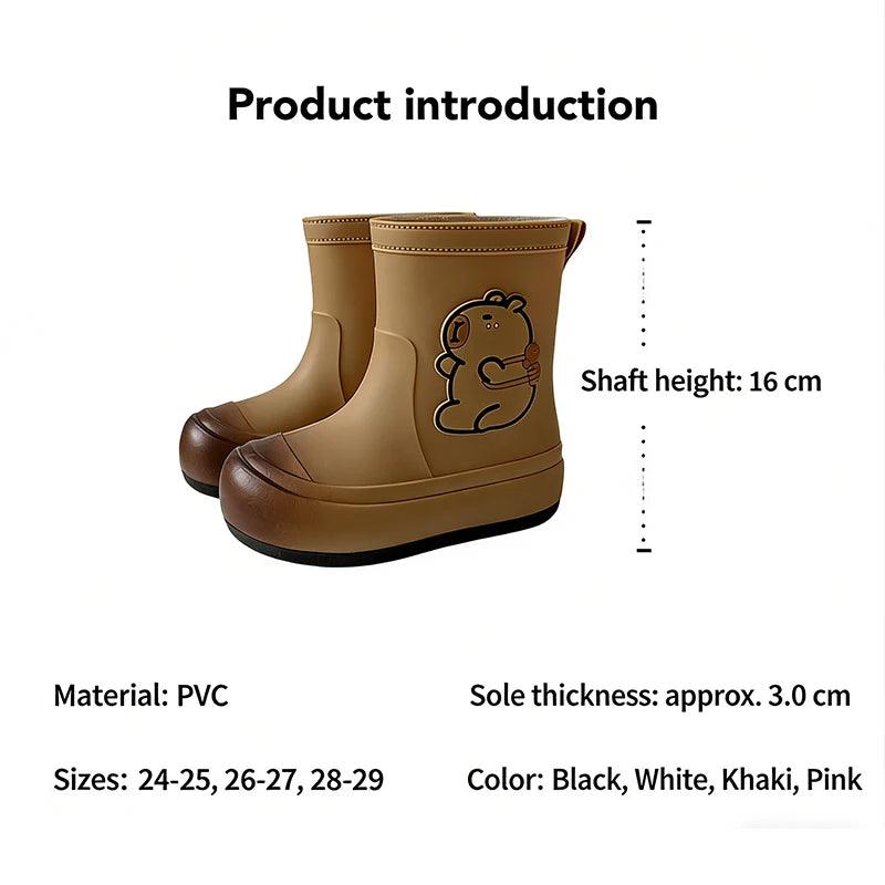 Kids Rain Boots | Waterproof Anti-Slip | Toylandeu