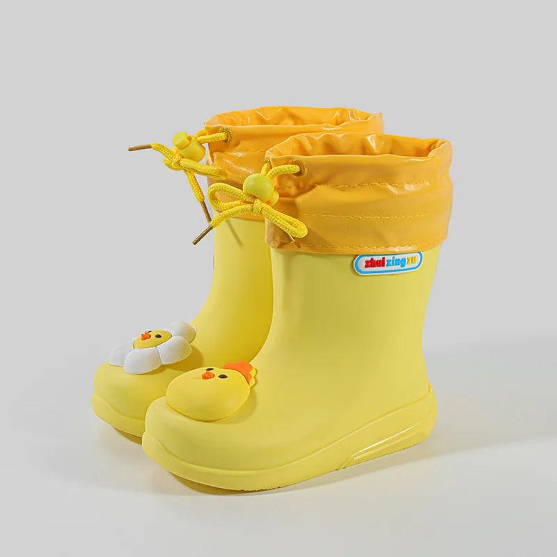 Kids Rain Boots | Waterproof Bunny Pattern | Toylandeu