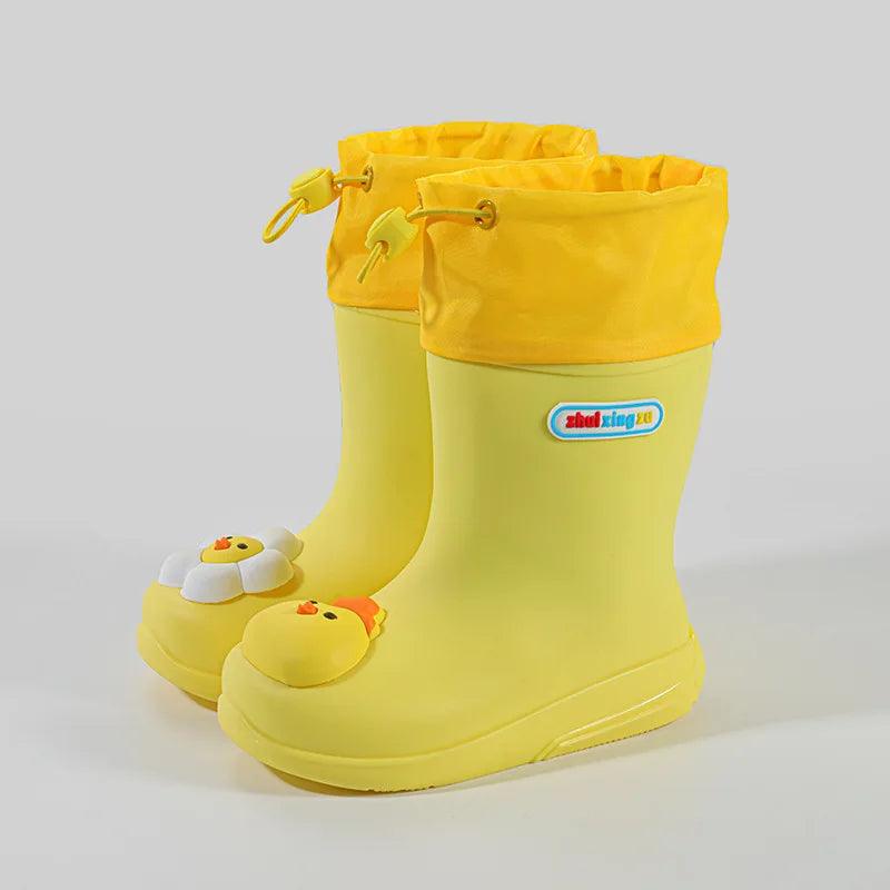 Kids Rain Boots | Waterproof Bunny Pattern | Toylandeu