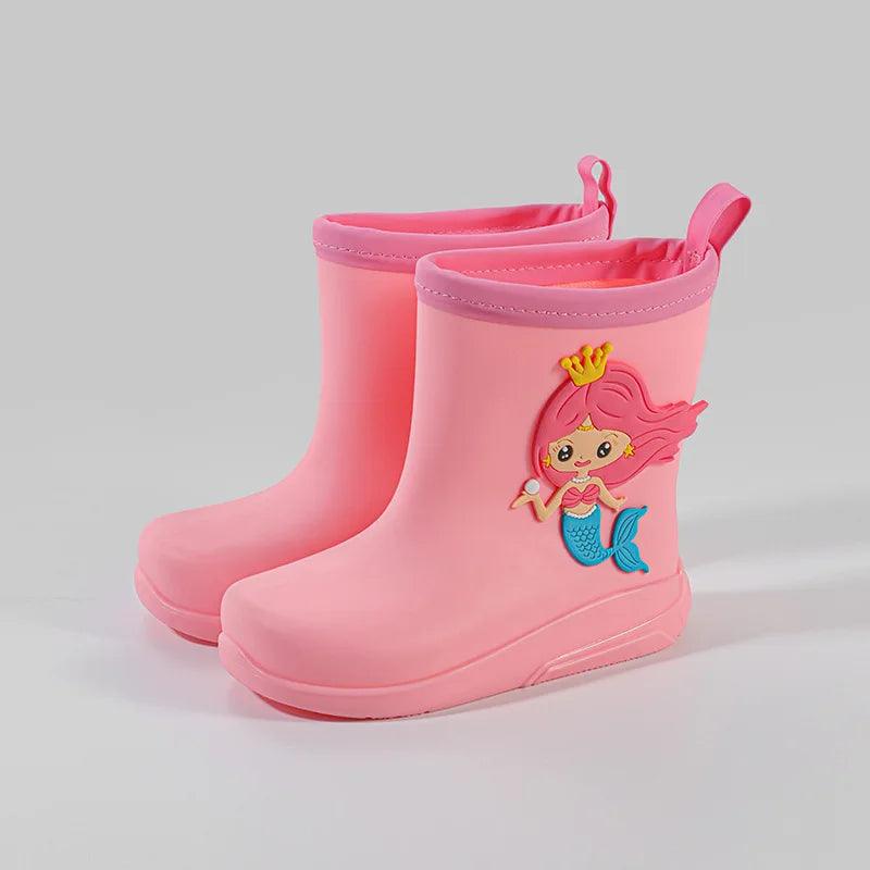 Kids Rain Boots | Waterproof Bunny Pattern | Toylandeu