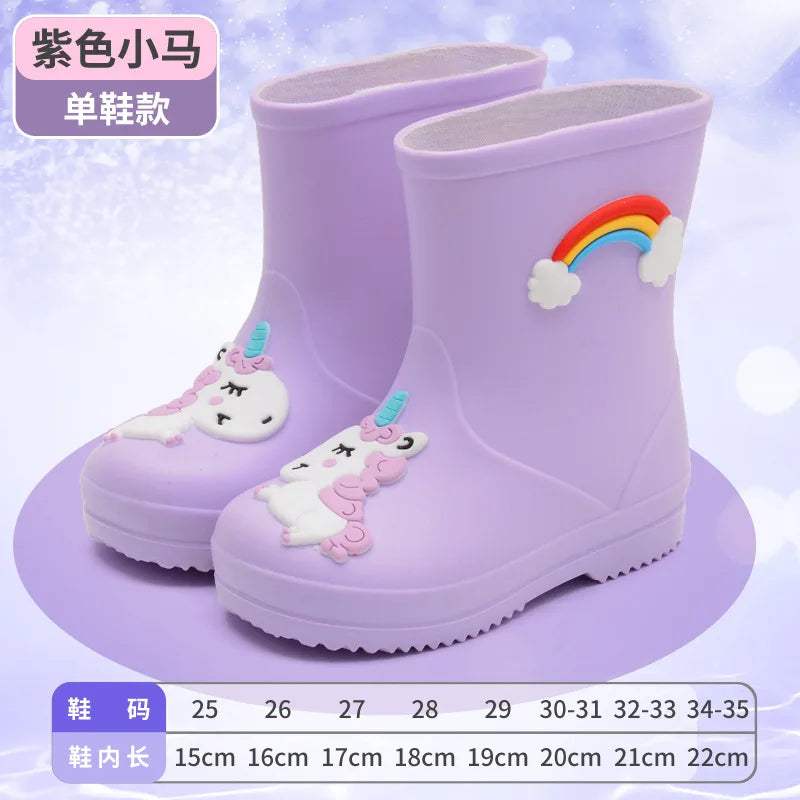 Kids Rain Boots | Waterproof Non-Slip | Toylandeu™