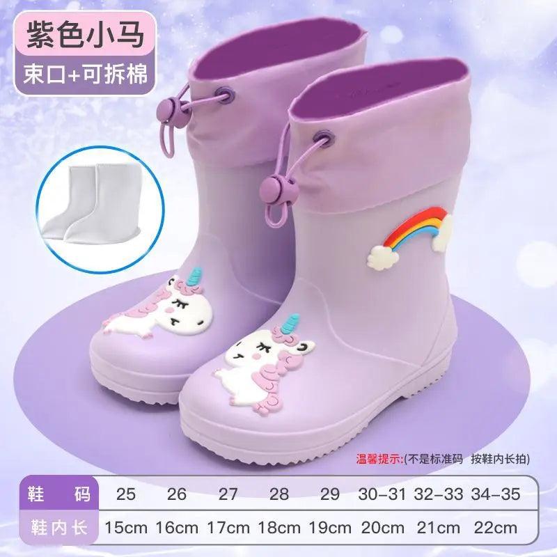 Kids Rain Boots | Waterproof Non-Slip | Toylandeu™