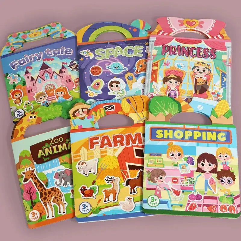 Kids Reusable Jelly Sticker Book For DIY Creative Fun - ToylandEU