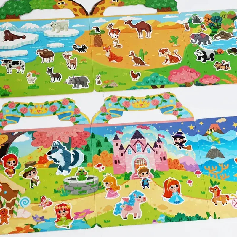Kids Reusable Jelly Sticker Book For DIY Creative Fun - ToylandEU