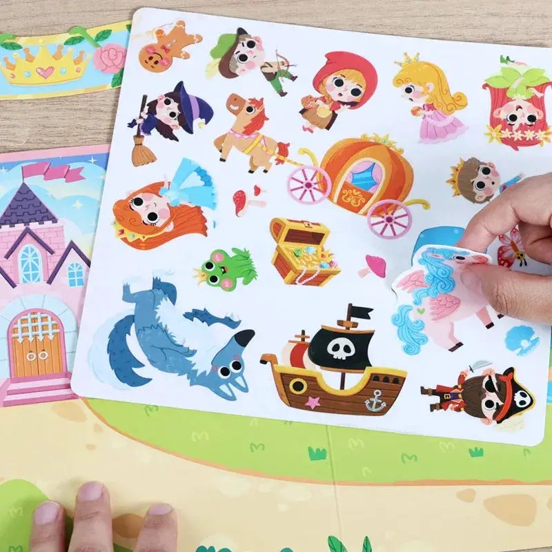 Kids Reusable Jelly Sticker Book For DIY Creative Fun - ToylandEU