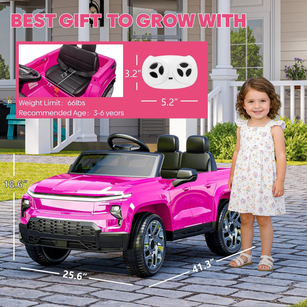 Kids Ride On Truck | 24V Remote Control | Toylandeu™