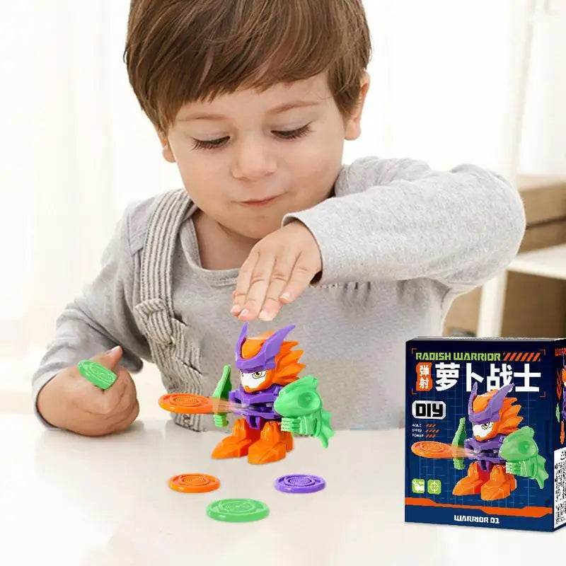 Kids Robot Toy Action Figure Warrior Model Educational Game - ToylandEU