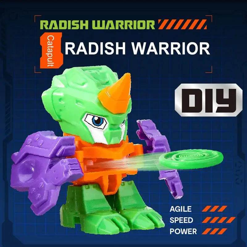 Kids Robot Toy Action Figure Warrior Model Educational Game - ToylandEU