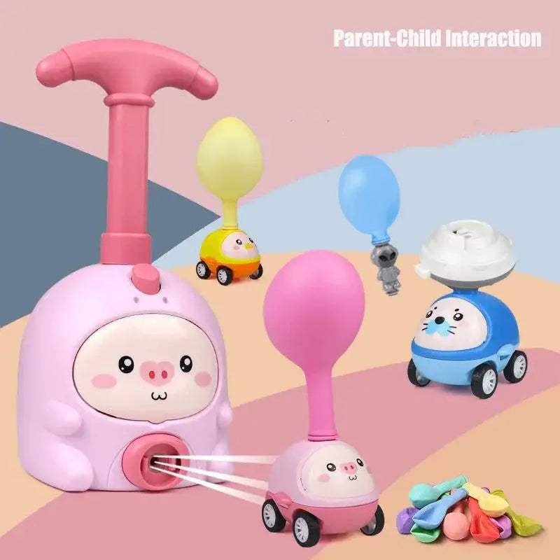 Kids Rocket Balloon Launcher Toy Educational Inertial Air Power - ToylandEU