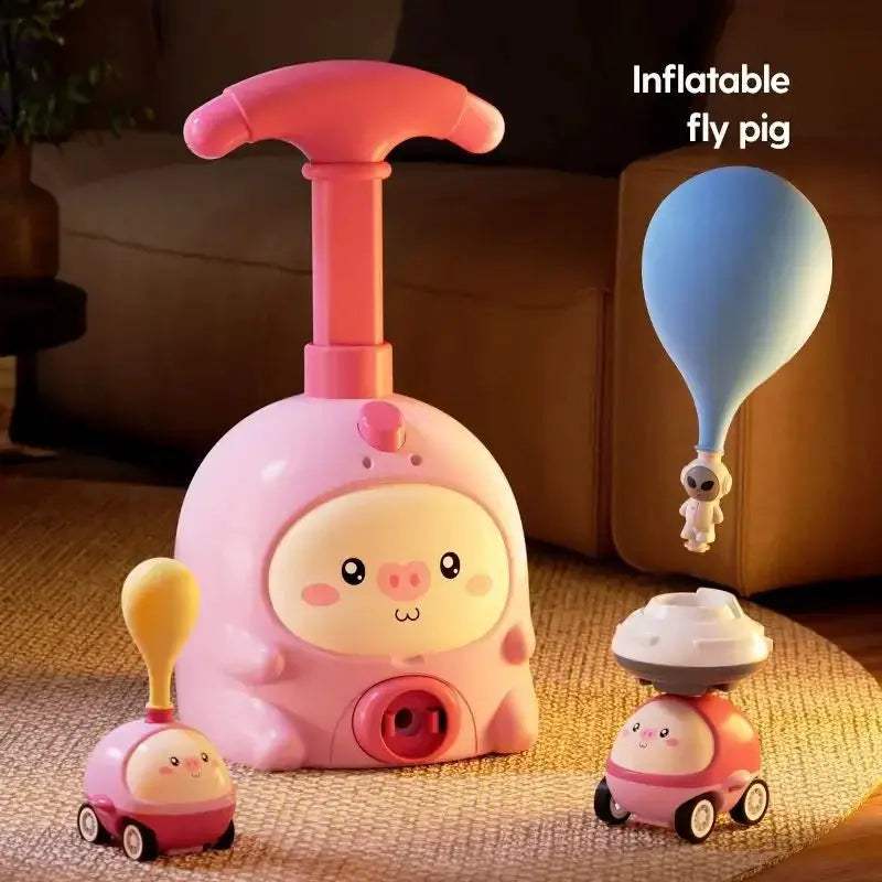 Kids Rocket Balloon Launcher Toy Educational Inertial Air Power - ToylandEU