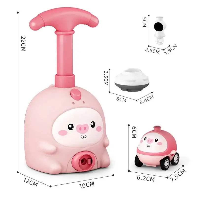 Kids Rocket Balloon Launcher Toy Educational Inertial Air Power - ToylandEU