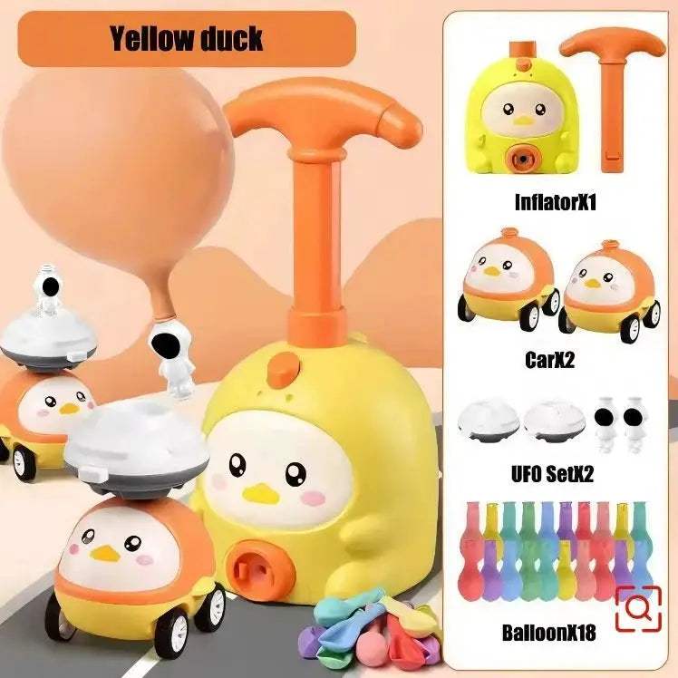 Kids Rocket Balloon Launcher Toy Educational Inertial Air Power - ToylandEU