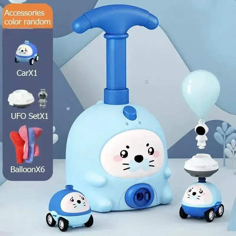 Kids Rocket Balloon Launcher Toy Set Educational STEM Learning - ToylandEU