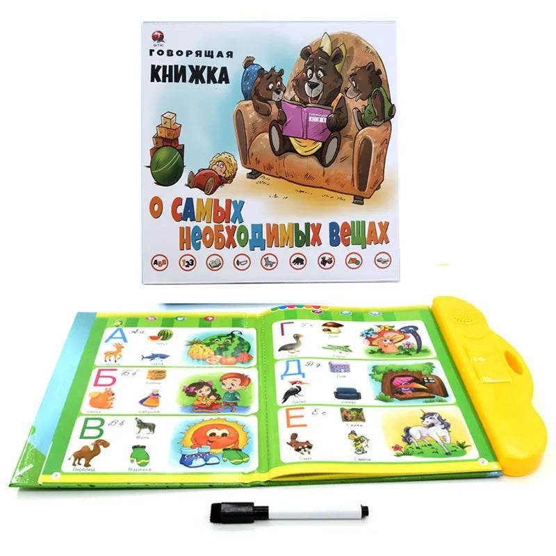 Kids Russian Book Reading Machines Learning Alphabet Baby Educational Toys Parent-Child Interactive Learning Toys - ToylandEU
