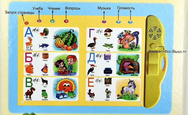 Kids Russian Book Reading Machines Learning Alphabet Baby Educational Toys Parent-Child Interactive Learning Toys - ToylandEU
