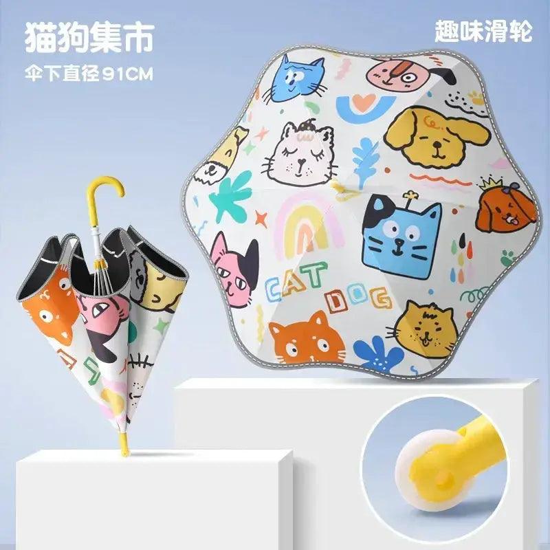  Kids Safety Umbrella Reflective Sun Protection -  ToylandEU™