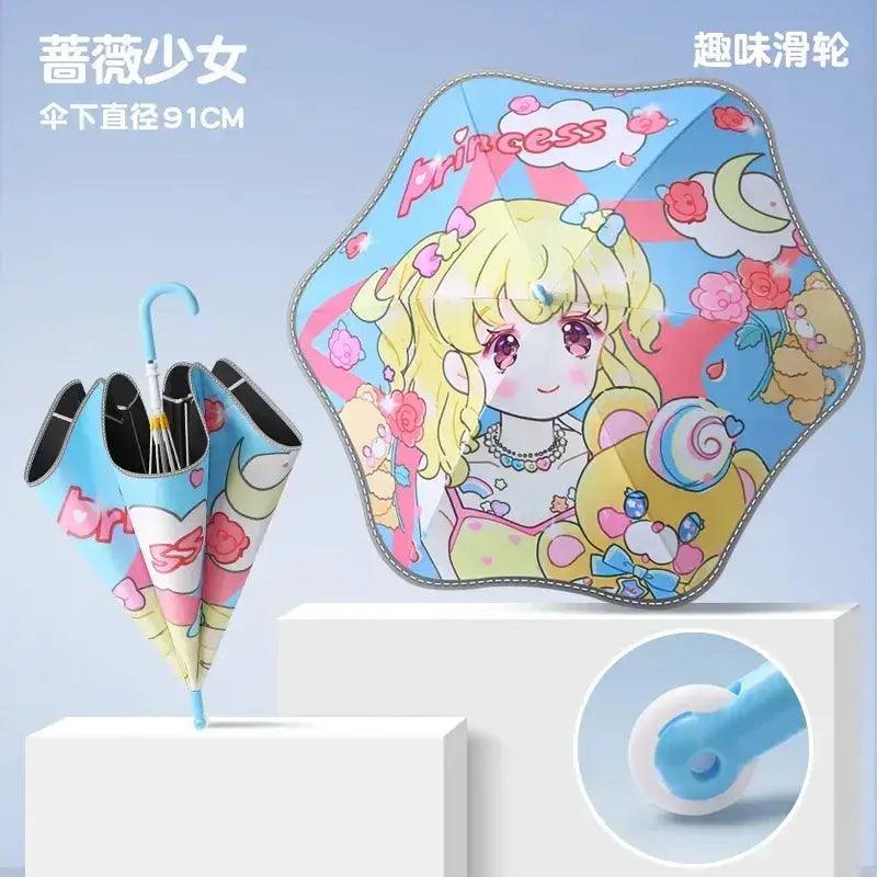  Kids Safety Umbrella Reflective Sun Protection -  ToylandEU™