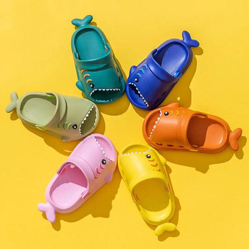  Kids Sandals | Cartoon Shark Design | Toylandeu™ 