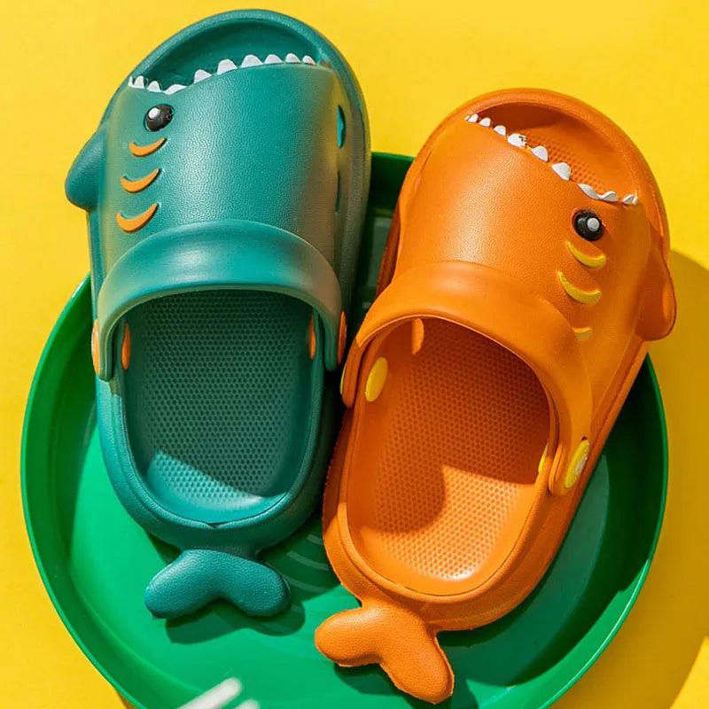  Kids Sandals | Cartoon Shark Design | Toylandeu™ 