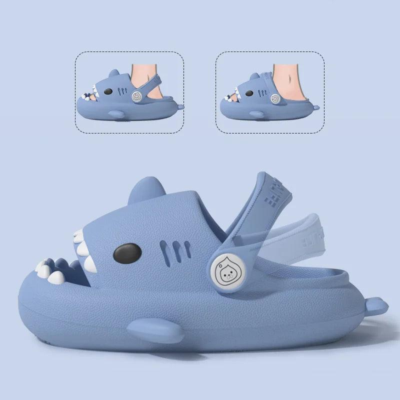  Kids Sandals | Cartoon Shark Design | Toylandeu™ 