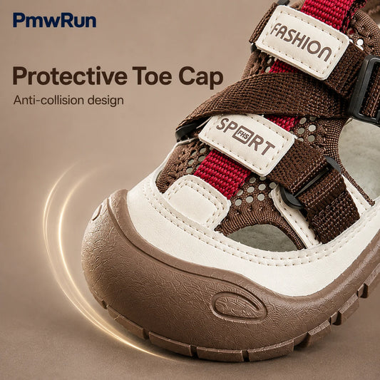 Kids Sandals | PU Leather | Hollow Out Design | 4-6Y