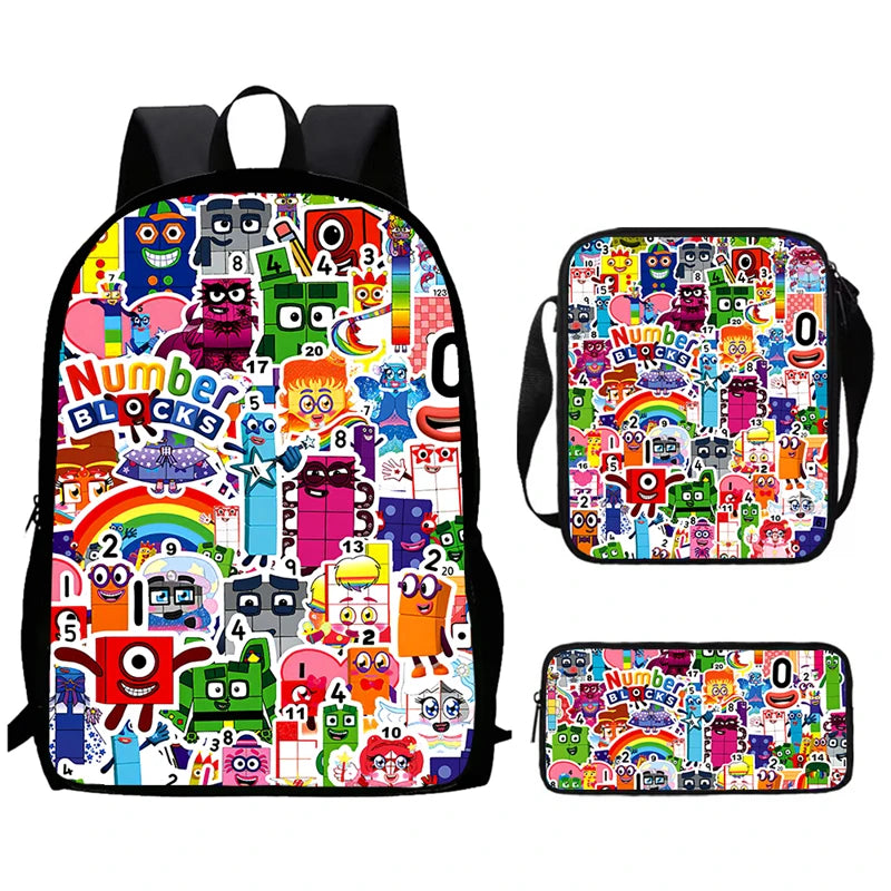 Kids School Backpack Set With Pen Case And Shoulder Bag - ToylandEU