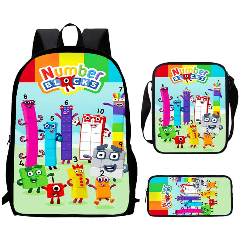 Kids School Backpack Set With Pen Case And Shoulder Bag - ToylandEU